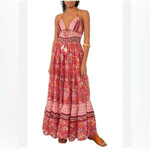 Free People Real Love Love Maxi Meadow Combo